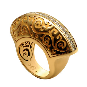 Кольцо Córdoba из желтого золота с бриллиантами